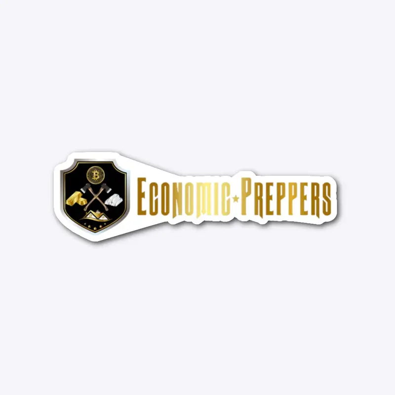 Economic Preppers Die Cut Sticker