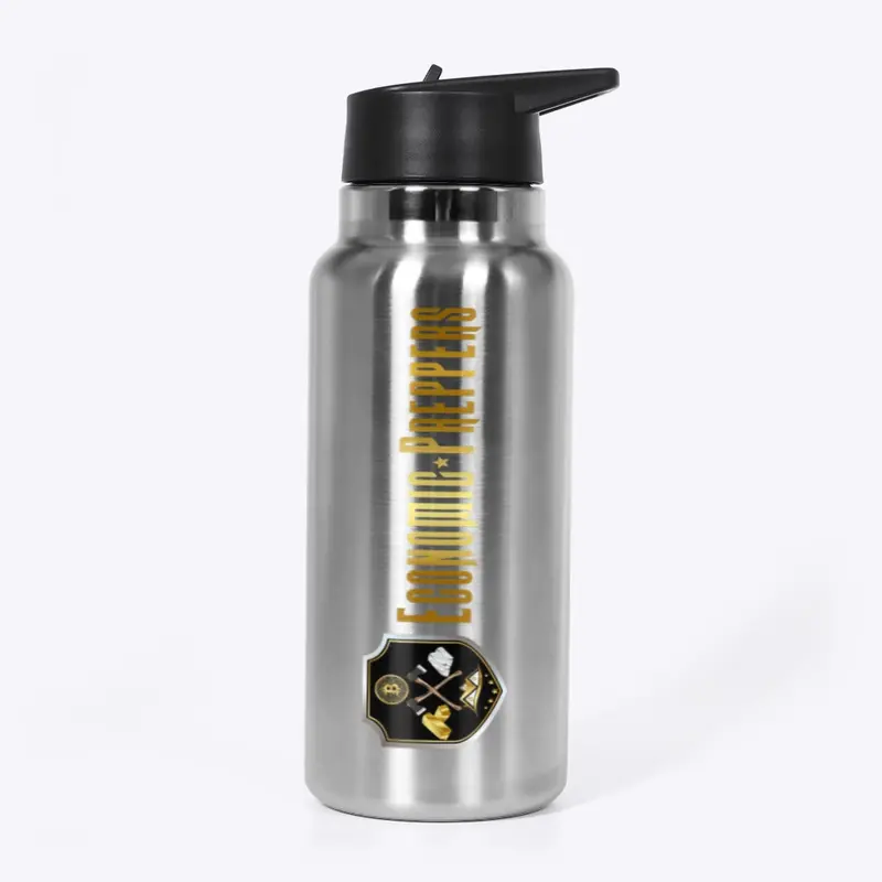 Economic Preppers 32oz Water Bottle