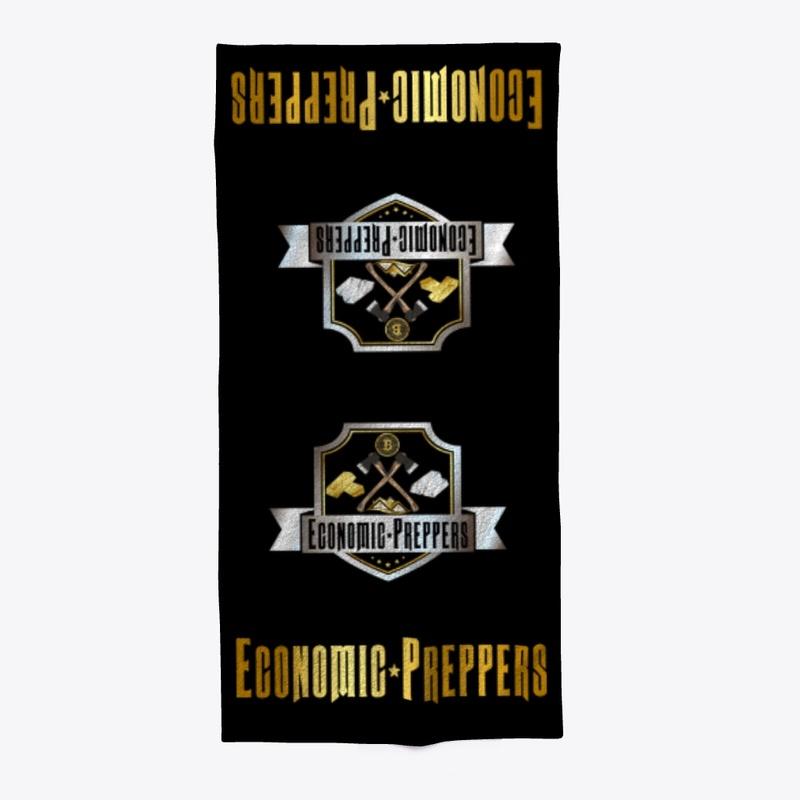 Beach Towel - Economic Prepper L Logo